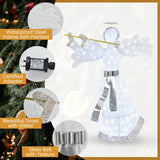 Pre-Lit Angel Christmas Decoration with 100 LED Lights