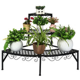 3 Tier Metal Corner Plant Display Rack