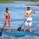 11 Feet Inflatable Stand Up Paddle Board Surfboard with Bag Aluminum Paddle Pump-M