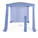 6.6 x 6.6 Feet Foldable and Easy-Setup Beach Canopy With Carry Bag-Navy