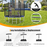 5.5 Inch Rustproof Galvanized Steel Replacement Trampoline Elasticity Springs