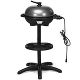 1350 W Outdoor Electric BBQ Grill with Removable Stand Easy to Install-Black