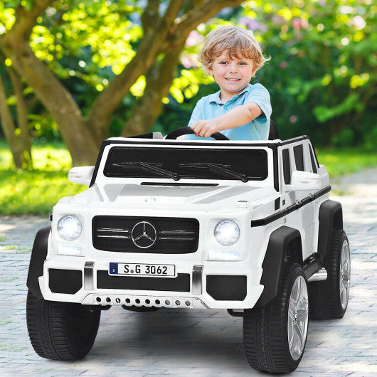 12V Licensed Mercedes-Benz Kids Ride On Car-White