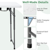 3-Level Height Adjustable Folding Table