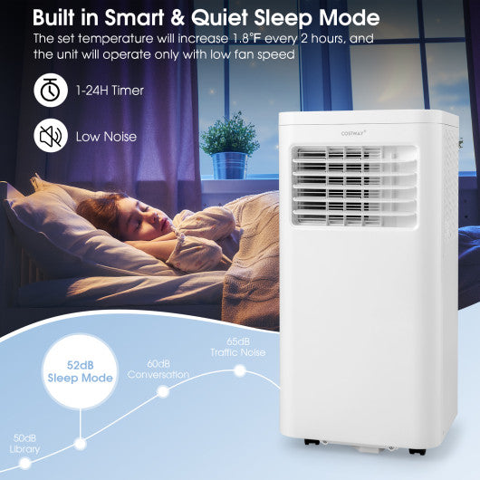 6000 BTU(SACC) Portable Air Conditioner Cools 250 Sq.Ft