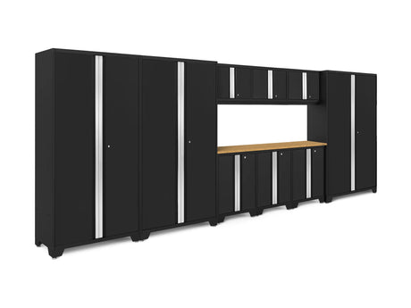 Bold Series 10 Piece Cabinet Set with 42 In. RTA Lockers