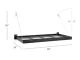 Pro Series 2 Ft. X 4 Ft. Wall Mounted Steel Shelf