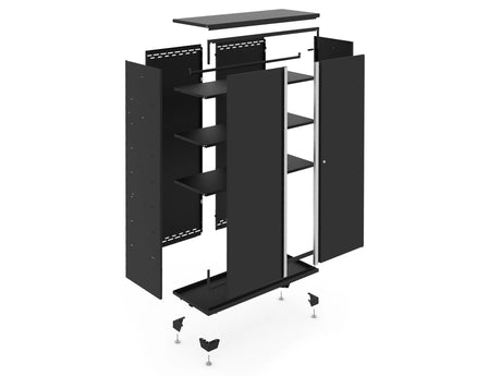 Bold Series 10 Piece Cabinet Set with 42 In. RTA Lockers