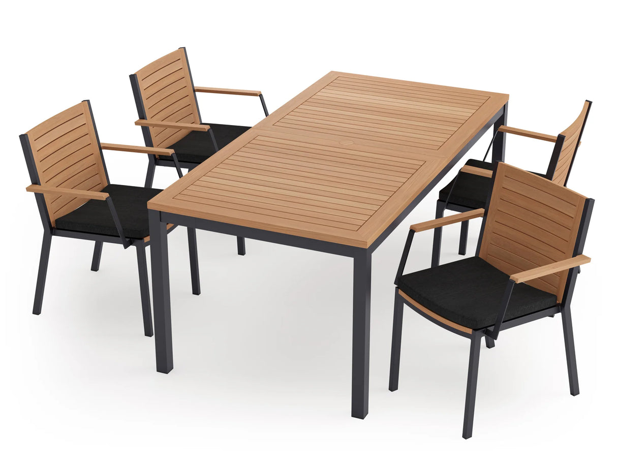 Monterey 4 Seater Dining Set with 72 In. Table