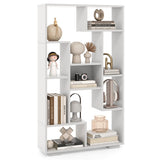 47-Inch Tall Bookshelf for Home Office Living Room-White