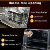 48 Inches Freestanding Natural Gas Range with 7 Burners Cooktop