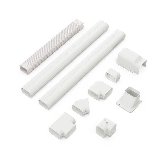 4 Inches W Mini Decorative PVC Slim Line Cover Kit