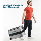 53 Quarts Portable Electric Car Cooler Refrigerator