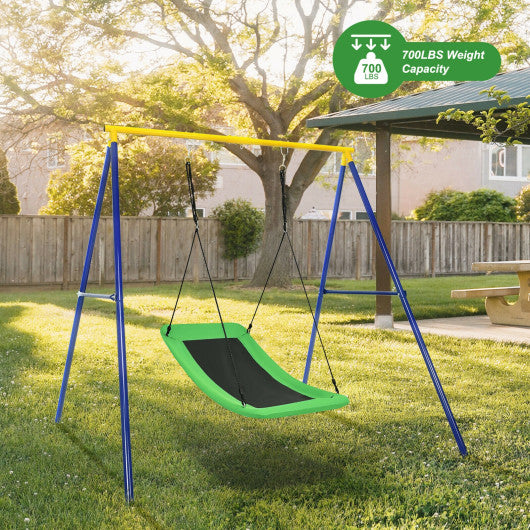 60 Inch Platform Tree Swing 700 lbs for Kids and Adults-Green