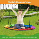 2-Pack Swing Set Swing Seat Replacement and Saucer Tree Swing (Without Stand)