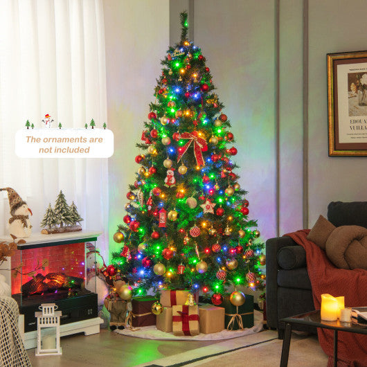 7 Feet Christmas Tree Pre-Lit  3-Minute Quick Shape