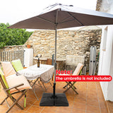 4-Piece 20L Cantilever Offset Patio Umbrella Base