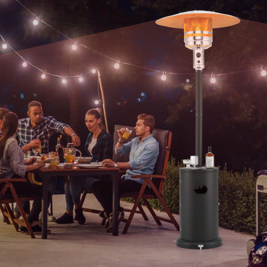 50000 BTU Propane Patio Heater with Round Table Design-Black