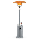 50000 BTU Propane Patio Heater with Round Table Design-Gray