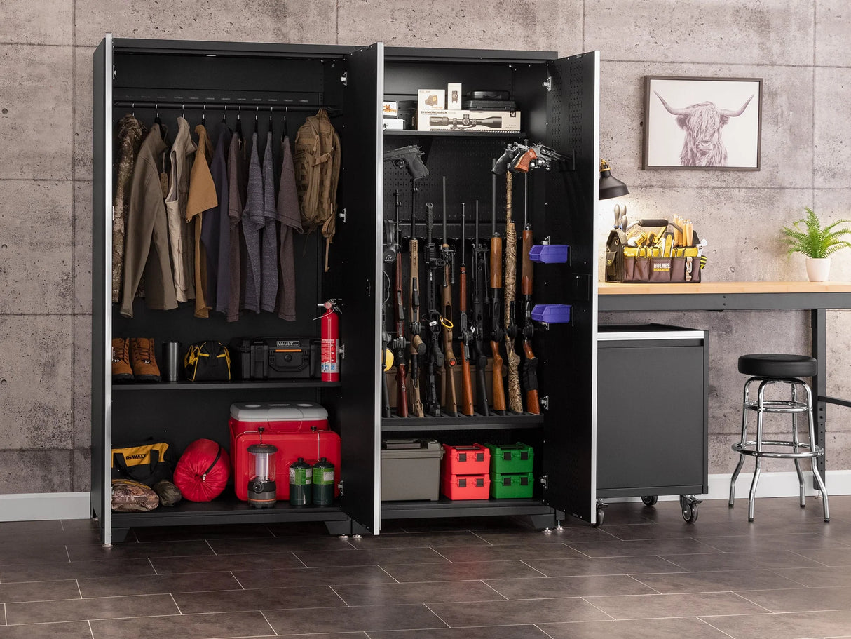 36 In. Secure Gun Cabinet with Accessories