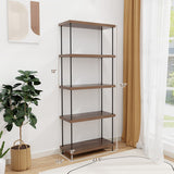 2/3/4/5-Tier Multipurpose Display Rack with Metal Frame-5-Tier