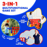 2.5Ft 4-to-Score Giant Game Set-Blue