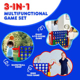 2.5ft 4-to-Score Giant Game Set-Red