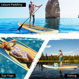 Inflatable Stand Up Paddle Board Surfboard with Bag Aluminum Paddle and Hand Pump-L