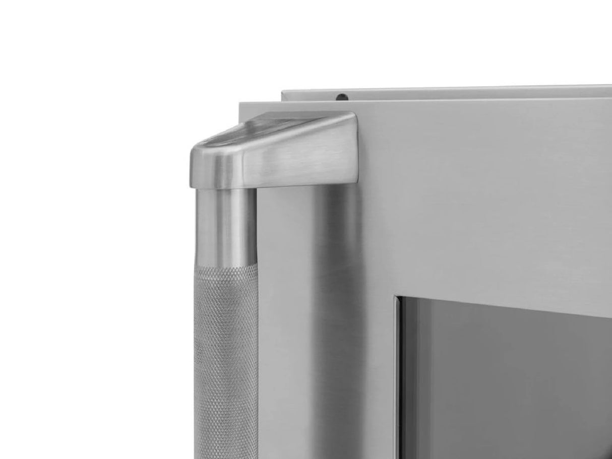 Outdoor Kitchen Aluminum 5 Piece Cabinet Set with 3-Drawer, 2-Door Cabinet, Countertops and Fridge