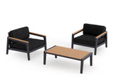 Rhodes 2 Seater Chat Set with Coffee Table