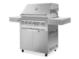 Outdoor Kitchen Grill Cart with Platinum Grill