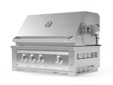 Outdoor Kitchen Grill Cart with Platinum Grill & Dual Side Burner