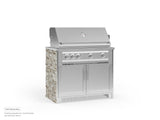 Outdoor Kitchen Signature Series 2 Piece Cabinet Set with Grill Cabinet