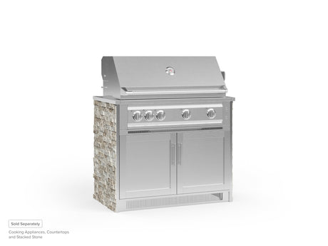 Outdoor Kitchen Signature Series 2 Piece Cabinet Set with Grill Cabinet