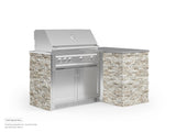 Outdoor Kitchen Signature Series 4 Piece L Shape Cabinet Set with Grill Cabinet