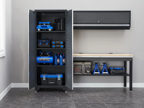 Bold Series 8 Piece Set with 30 in Locker, Wall Cabinet and Worktop