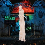 6FT Halloween Animated Standing Mummy with LED Red Glowing Eyes