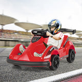 6V Kids Ride On Go Cart with Remote Control and Safety Belt-Red