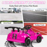 6V Kids Ride On Go Cart with Remote Control and Safety Belt-Pink