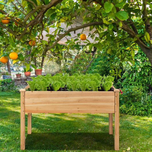 49’’ x 23’’ x 30’’  Wooden Raised Vegetable Garden Bed