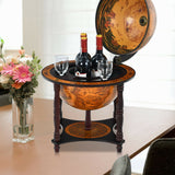 23 Inch Globe Wine Bar Stand for Dining Room and Living Room-Coffee