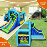 5-in-1 Kids Inflatable Climbing Bounce House without Blower