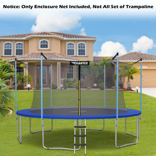 16Ft Replacement Weather-Resistant Trampoline Safety Enclosure Net