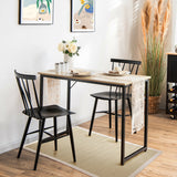 L Shaped Computer Desk and Writing Workstation for Home and Office-Natural