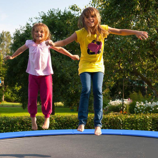 16 Feet Waterproof and Tear-Resistant Universal Trampoline Safety Pad Spring Cover-Blue