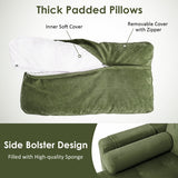 Modular 2-seat/3-Seat/4-Seat L-shaped Sectional Sofa Couch with Reversible Chaise and Socket USB Ports-3-Seat L-shaped