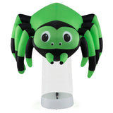 6 Feet Halloween Inflatable Spider with 3 Color Rotating Light