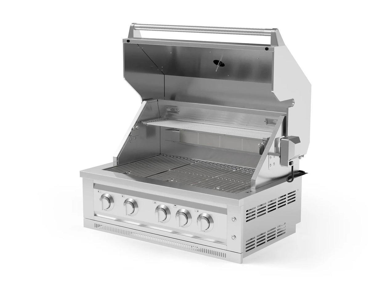 Outdoor Kitchen Grill Cart with Platinum Grill