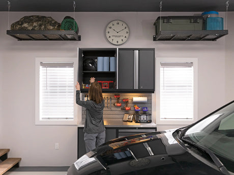 Pro Series 5 Piece Cabinet Set with Wall, Tool Cabinet, Locker and 84 In. Workbench