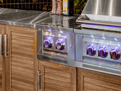 Outdoor Platinum Dual Side Burner